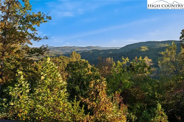 a view of a lake with a mountain in the background