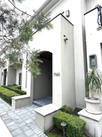 a house view with a outdoor space