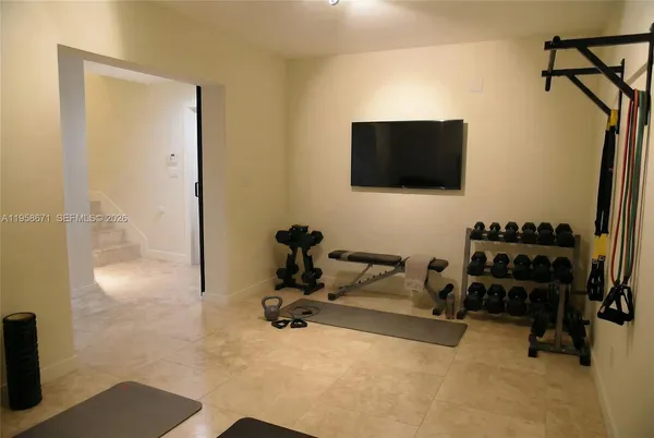 a view of parking garage