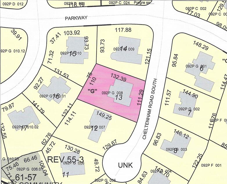 6407 Cheltenham Road South Hixson, TN 37343 - Photo 45 of 47 Lot dimensions