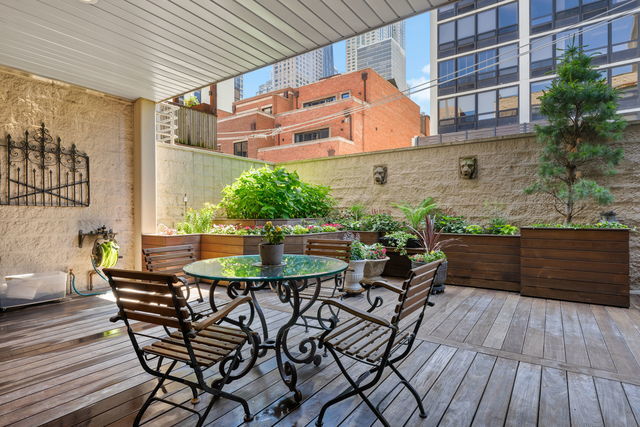 45 East Cedar Street, Unit 200 Chicago, IL 60611 - Photo 28 of 35 a view of an outdoor seating area