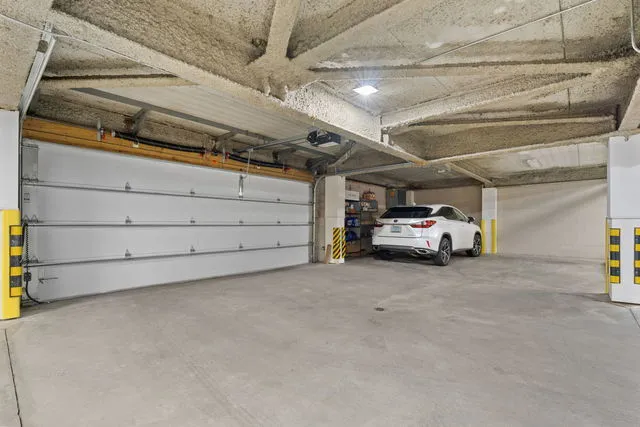 a view of car garage