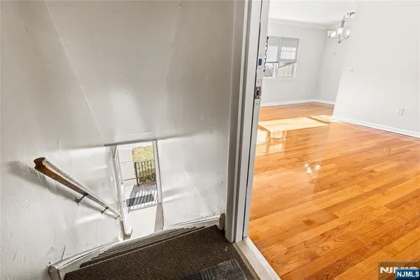 a view of front door of house
