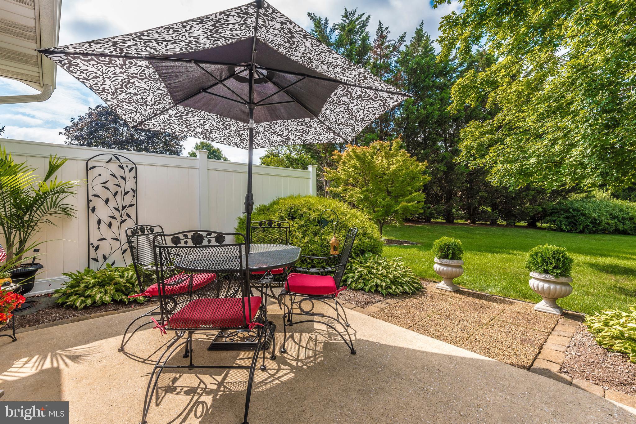 2665 Gilbert Road Mount Airy, MD 21771 - Photo 26 of 30 Patio has Privacy Fence and Backs to Trees