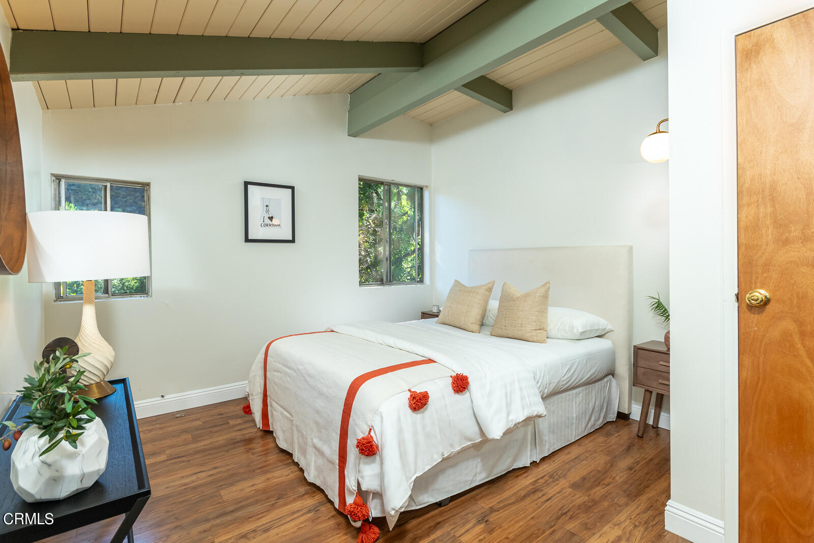 1437 Hillside Drive Glendale, CA 91208 - Photo 19 of 29 a bedroom with a bed and a potted plant