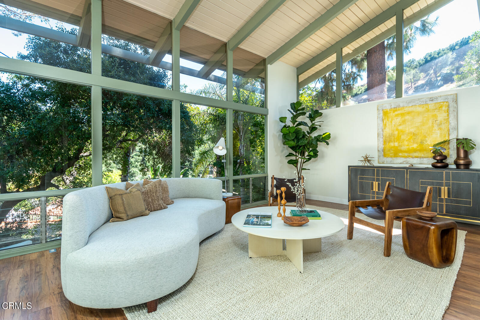 1437 Hillside Drive Glendale, CA 91208 - Photo 6 of 29 a living room with patio furniture and a potted plants