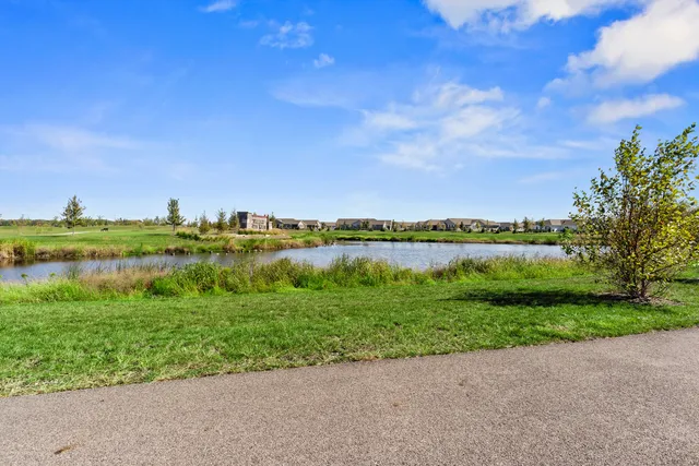 a view of a green field