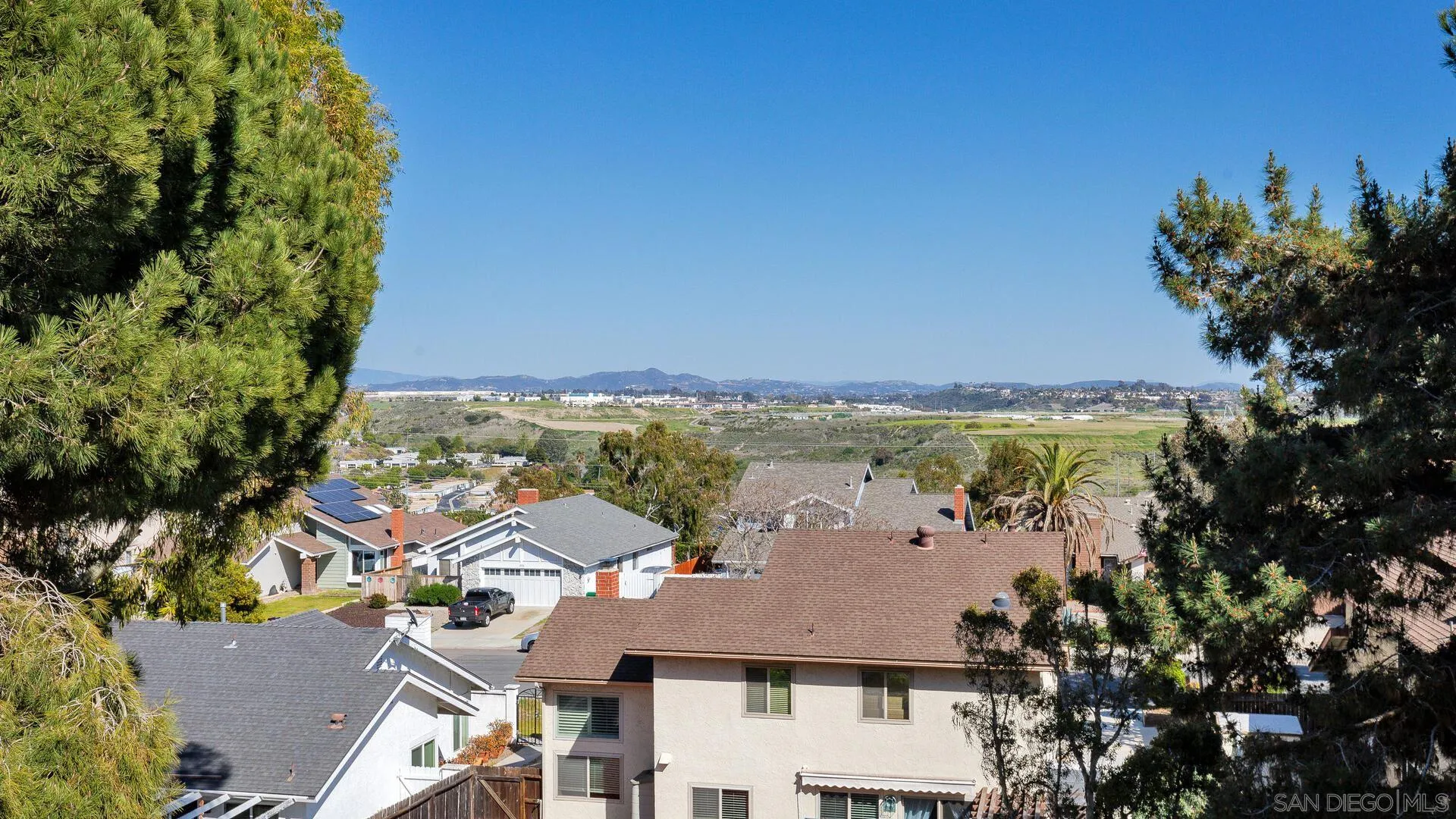 388 Compass Road Oceanside, CA 92054 - Photo 9 of 15 an aerial view of a residential houses with outdoor space and trees