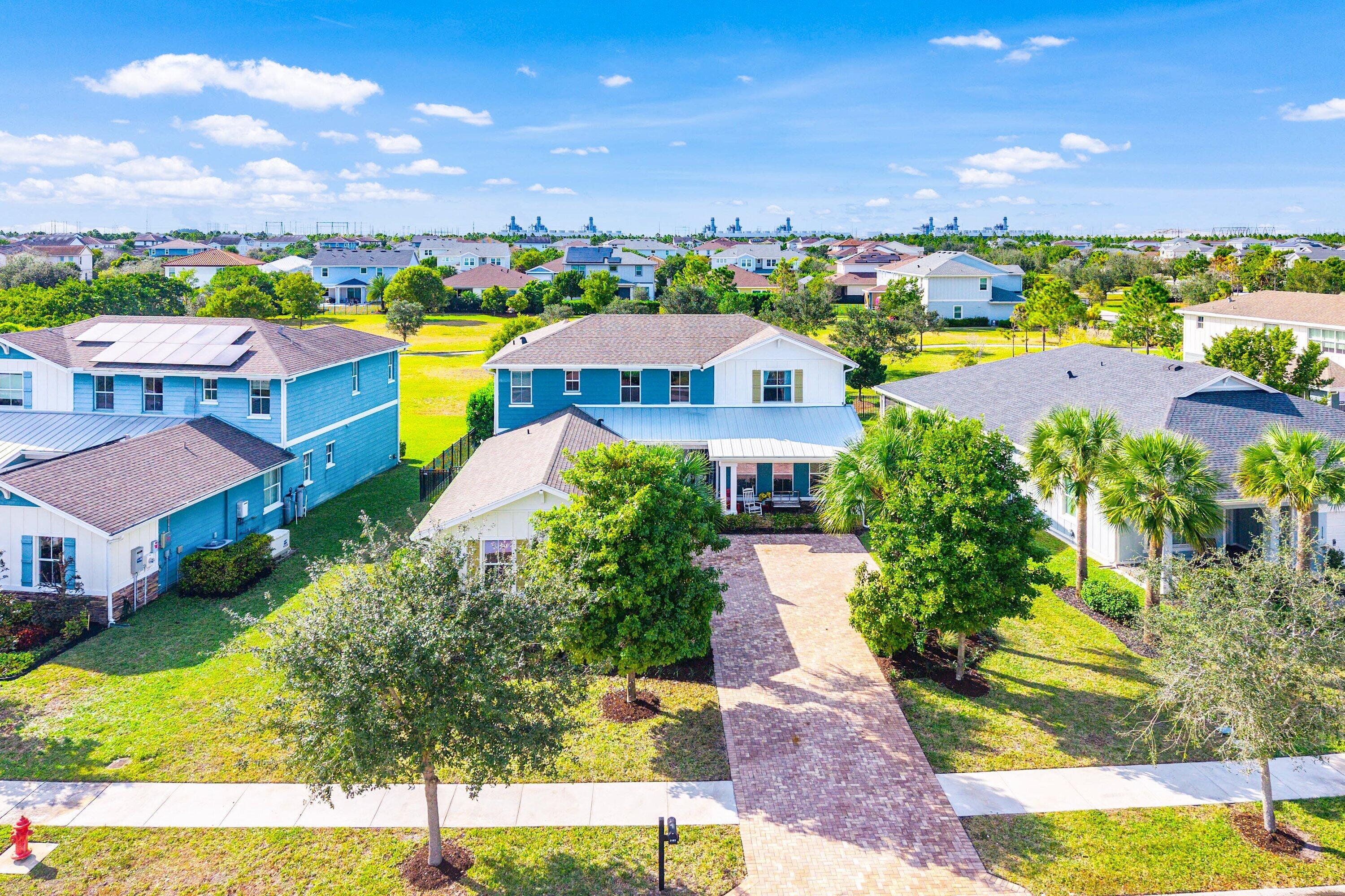 1107 Timber Reap Trail Loxahatchee, FL 33470 - Photo 43 of 83 Front View Aerial