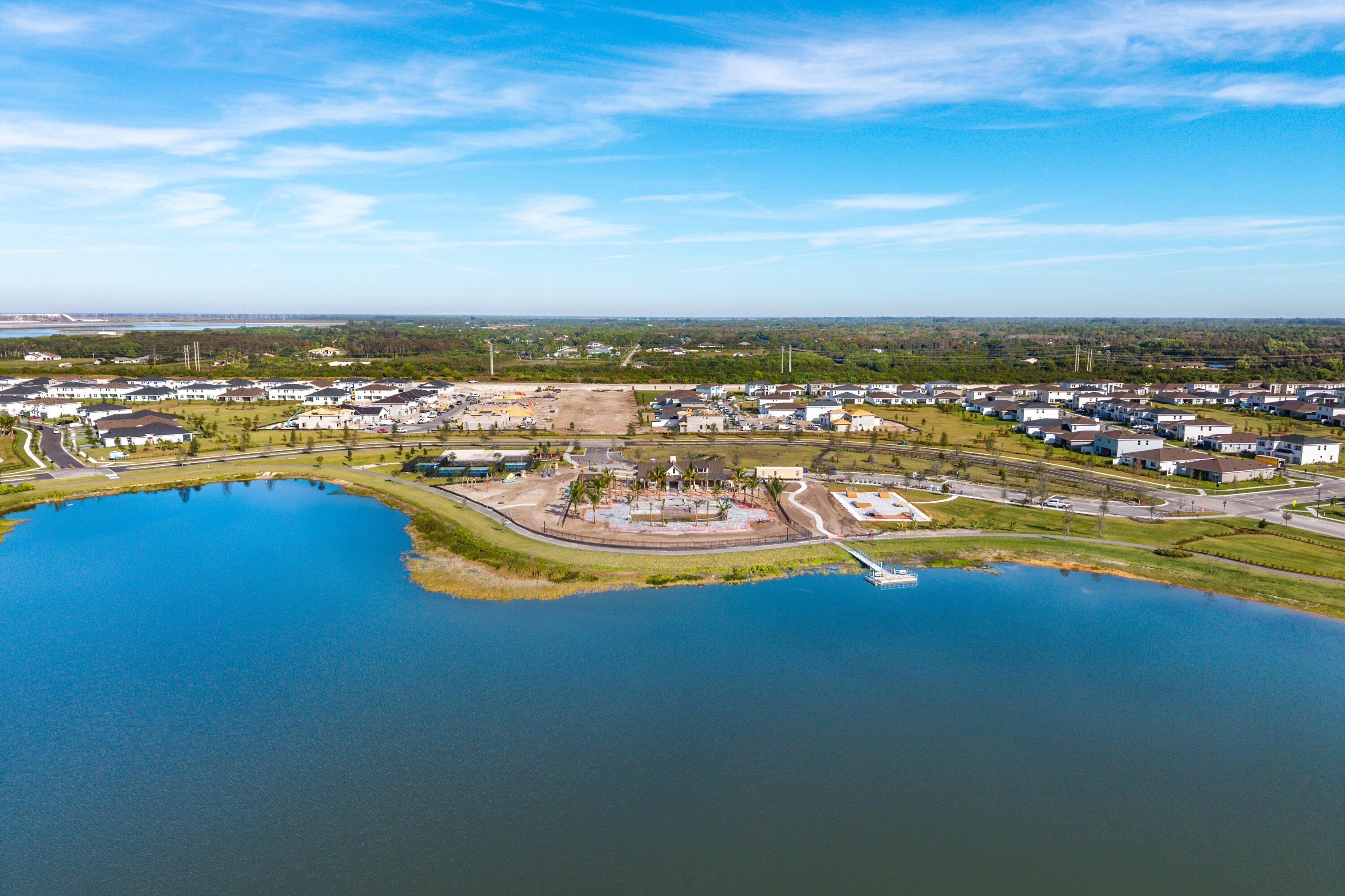 1107 Timber Reap Trail Loxahatchee, FL 33470 - Photo 65 of 83 a view of a city with an ocean beach