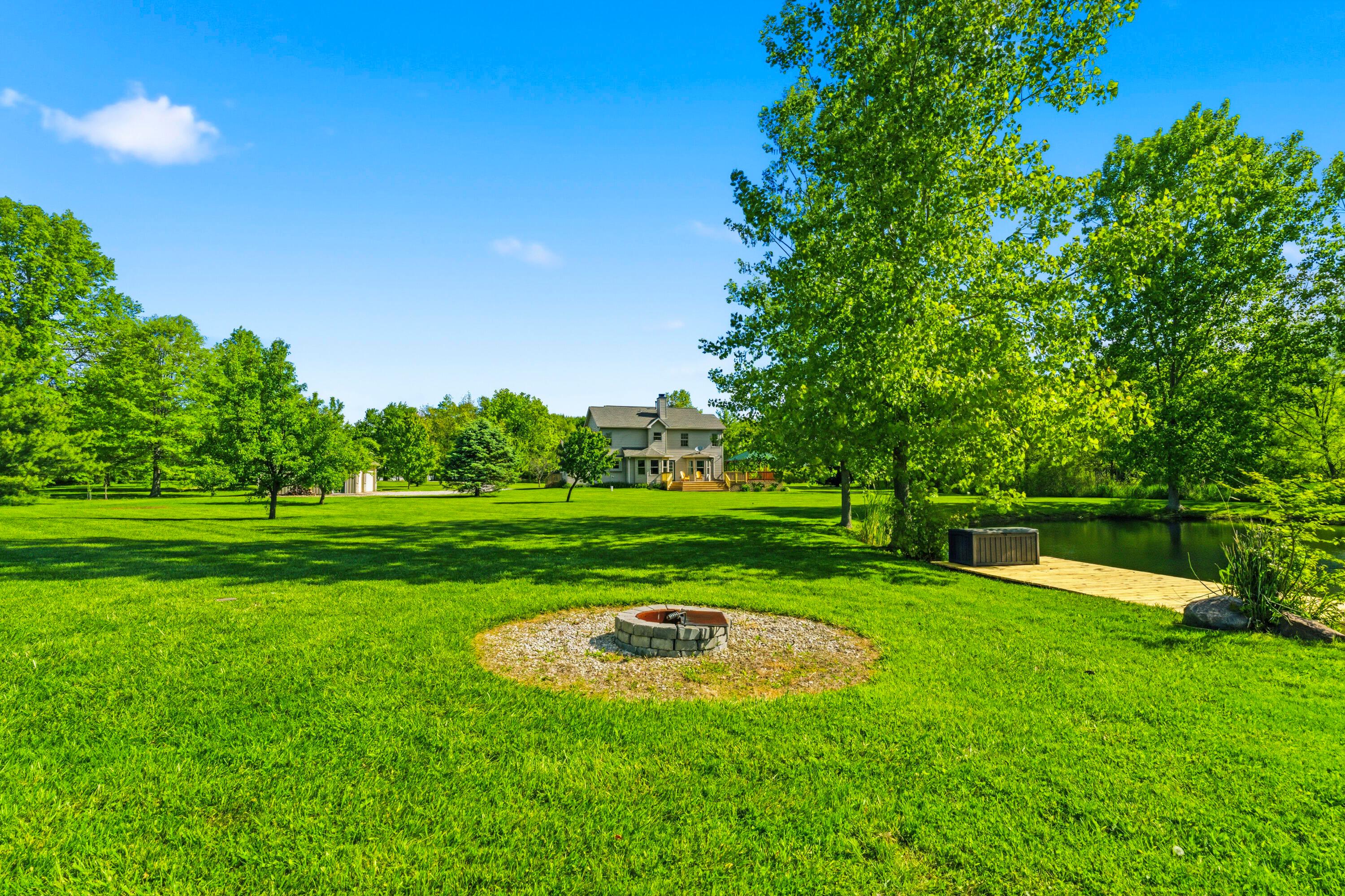 8507 Benner Road Johnstown, OH 43031 - Photo 56 of 69 Firepit right by the pond!