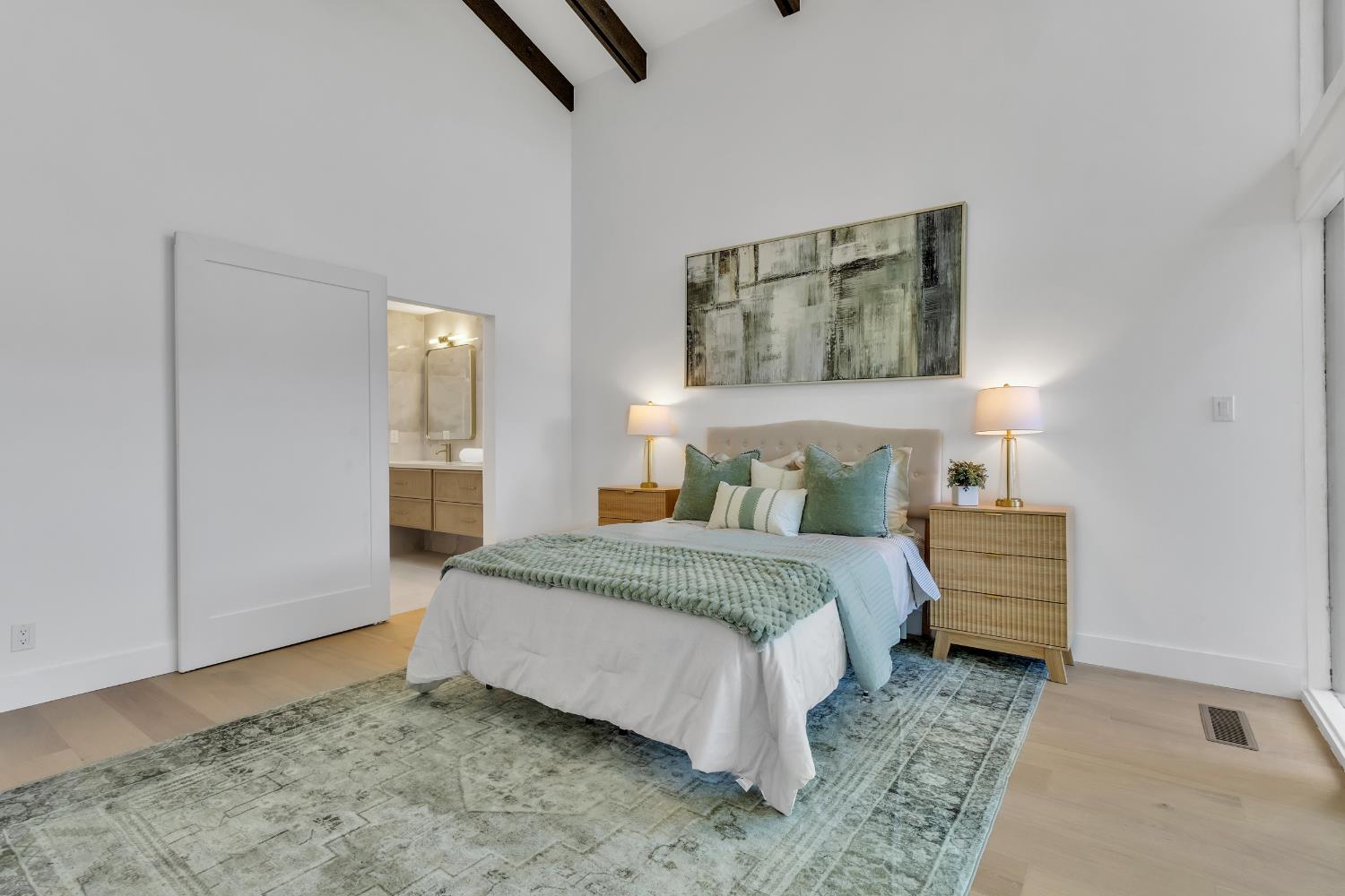 3053 Boeing Road Cameron Park, CA 95682 - Photo 24 of 67 a bedroom with a bed and a painting on the wall