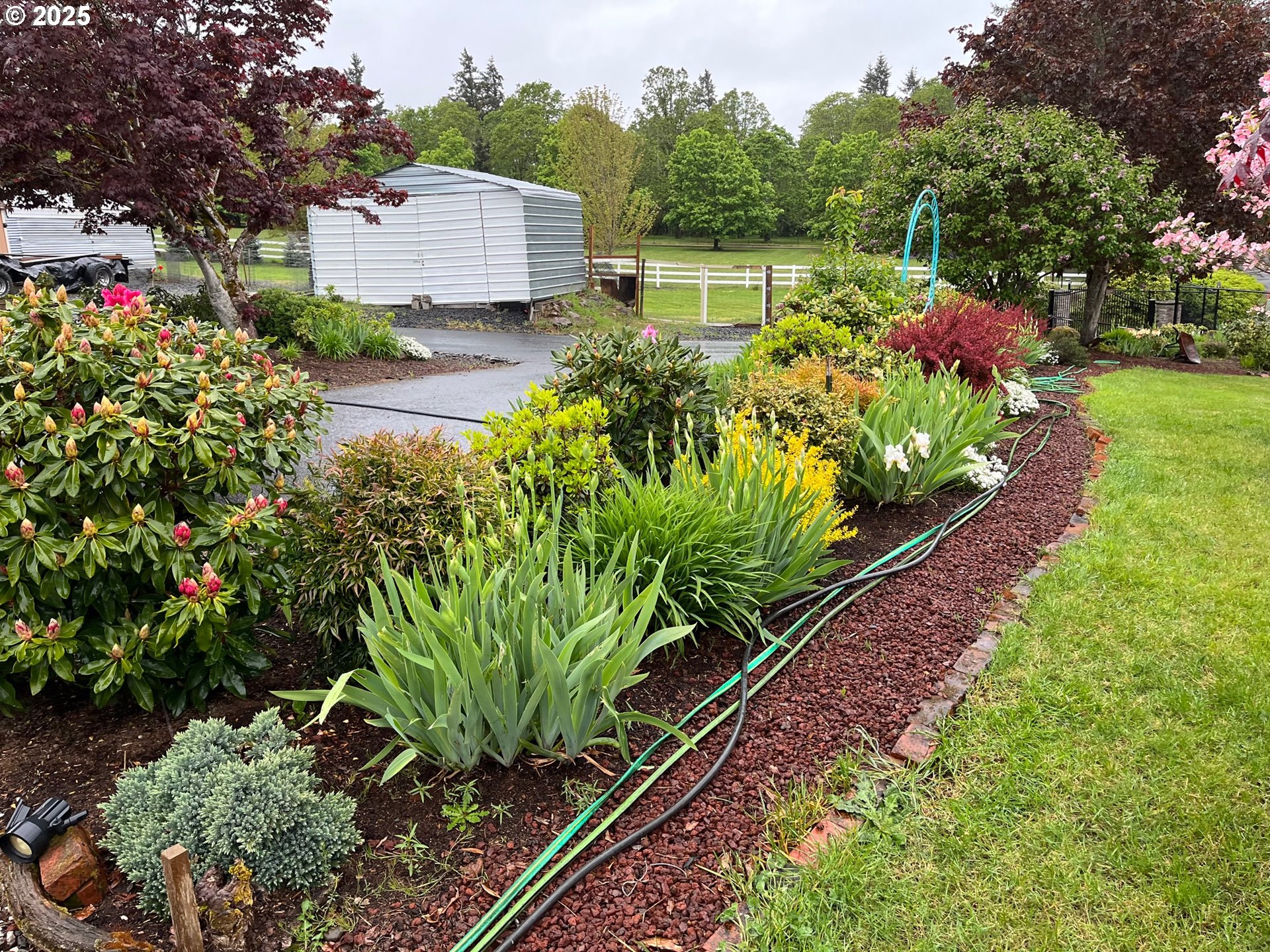 5465 Sams Place Southeast Turner, OR 97392 - Photo 42 of 46 a picture of a yard with lots of green space