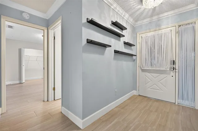 wooden floor in an empty room