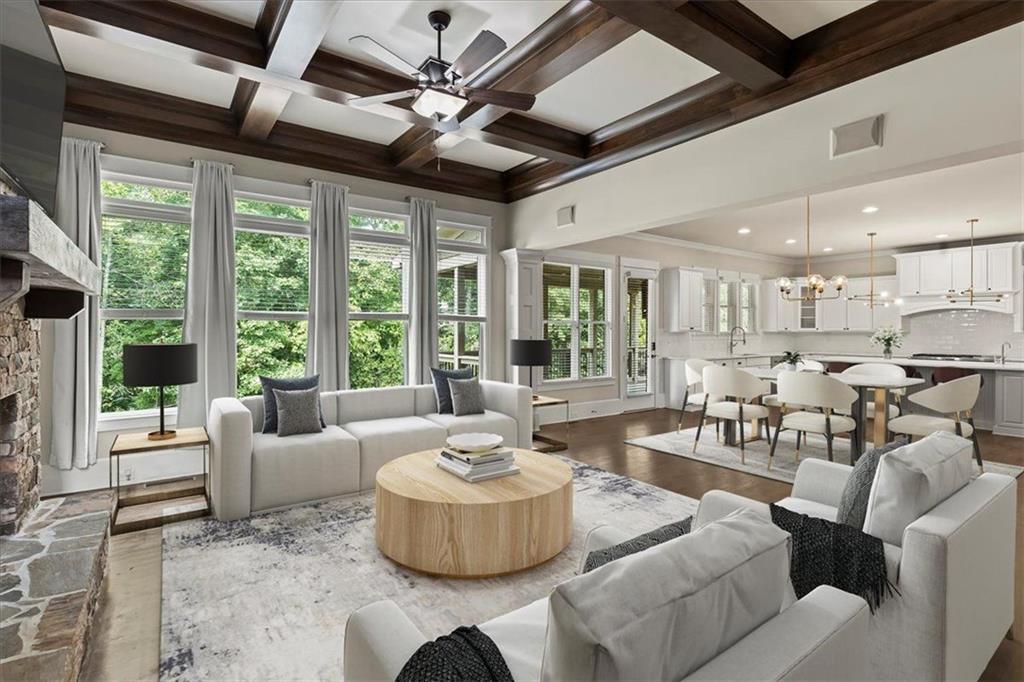 2996 Cambridge Hill Drive Dacula, GA 30019 - Photo 4 of 49 a living room with furniture and a large window