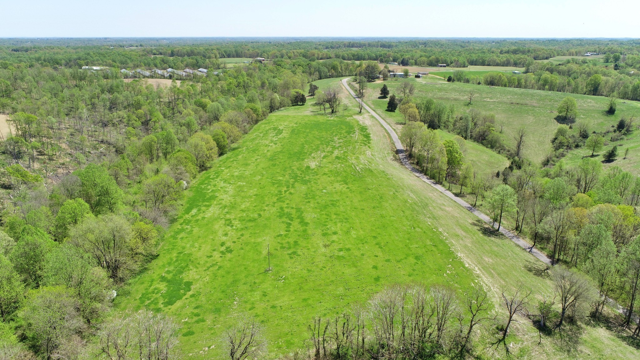 22 Wixtown Road Westmoreland, TN 37186 - Photo 2 of 7 a view of a lush green forest with trees and some houses