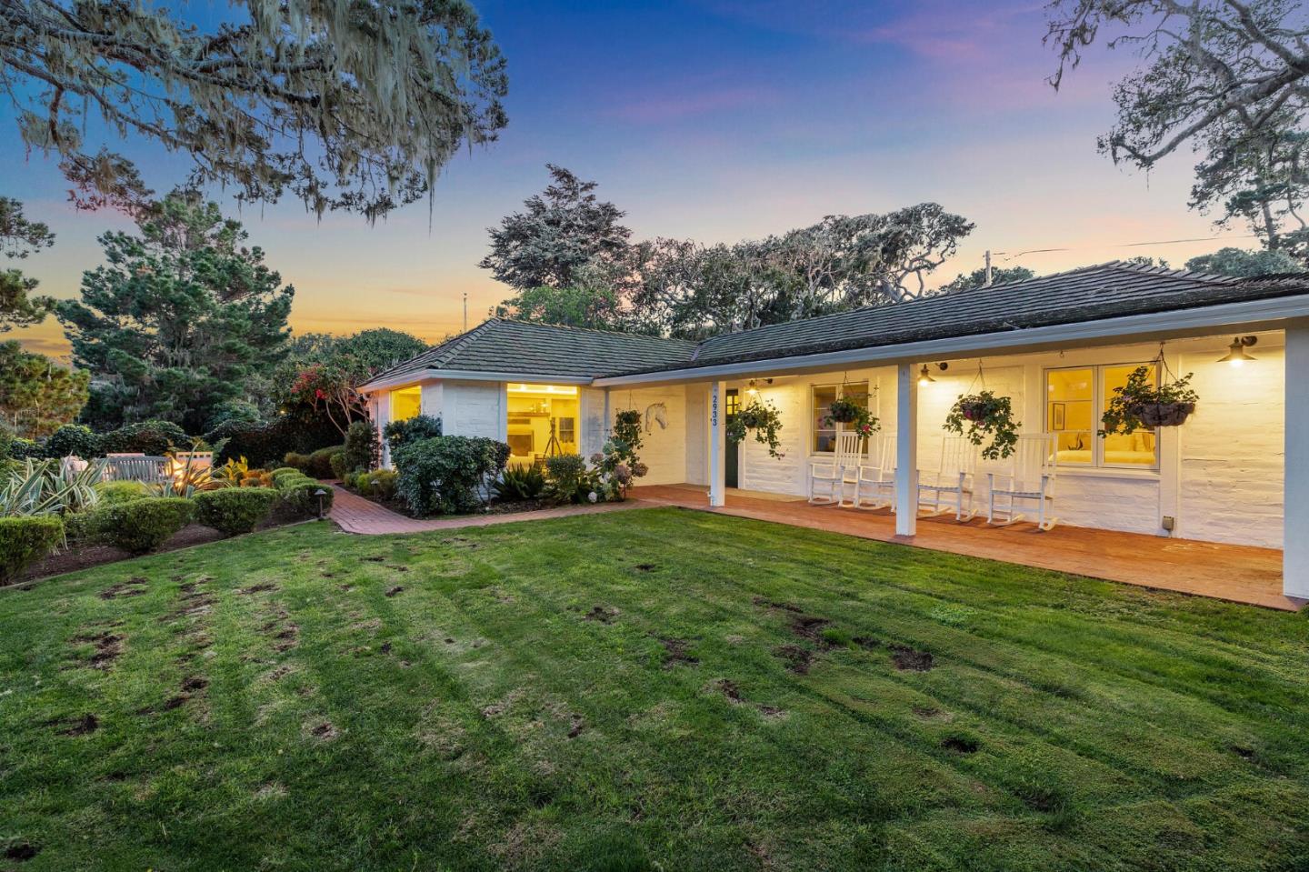 2933 Old 17 Mile Drive Pebble Beach, CA 93953 - Photo 17 of 19 a view of backyard with swimming pool