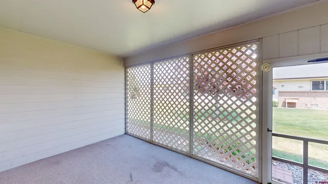 a view of empty room