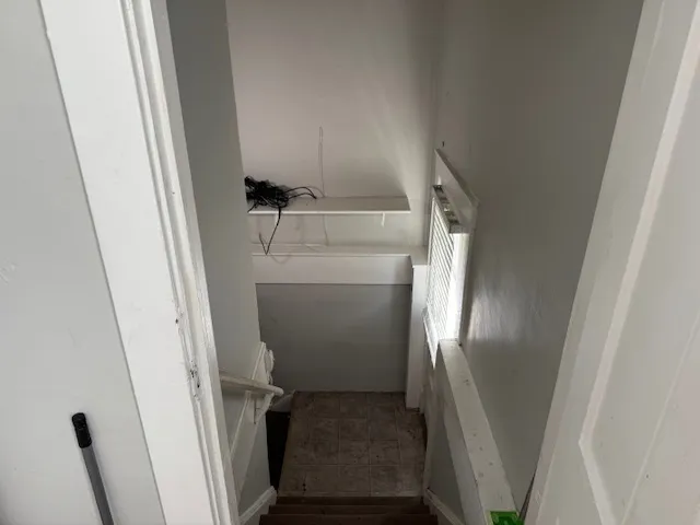 a view of walk in closet