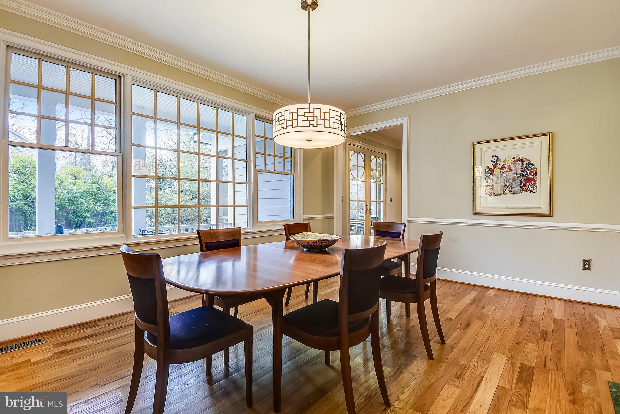 5510 Lambeth Road Bethesda, MD 20814 - Photo 14 of 53 Dining Room overlooks backyard