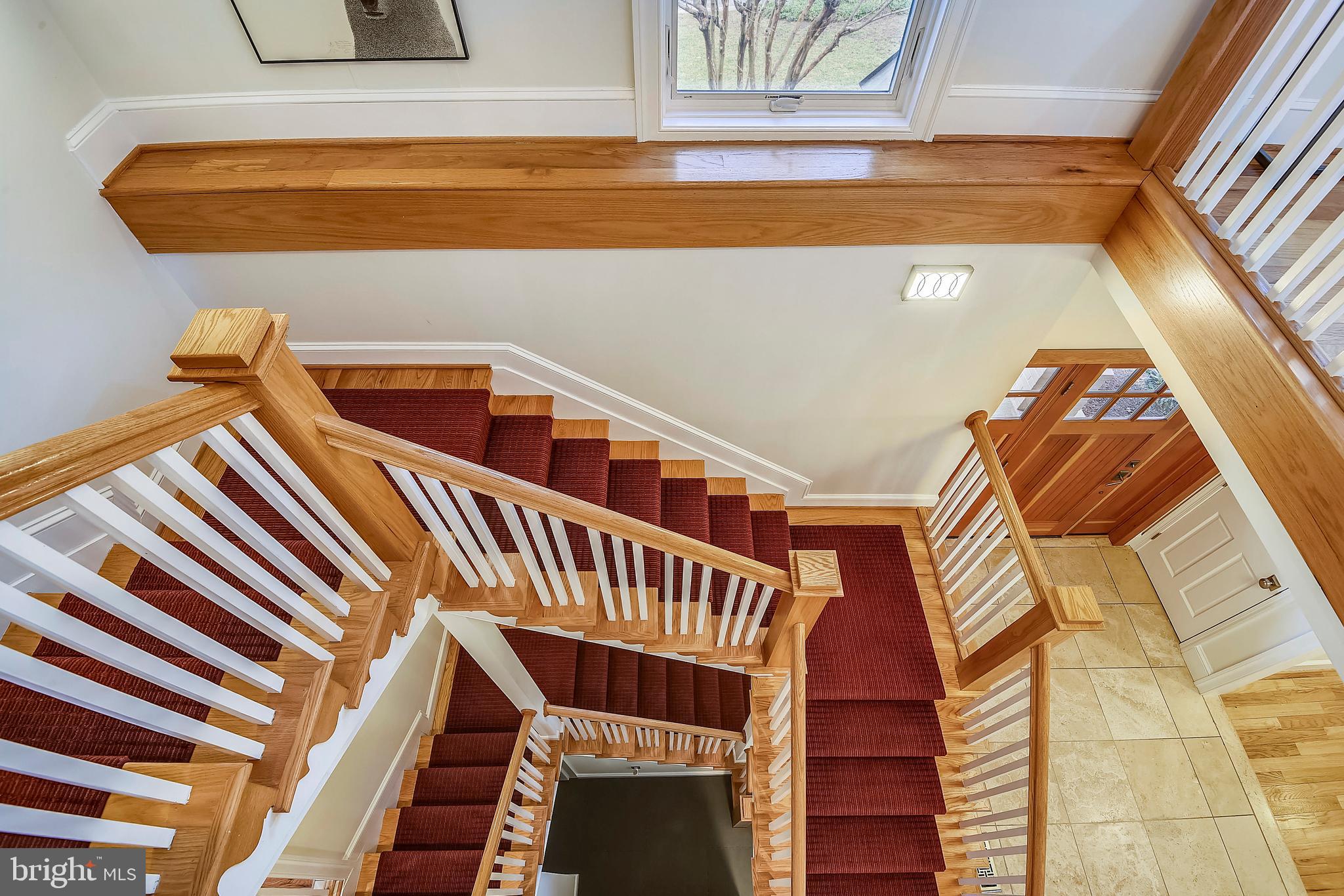 5510 Lambeth Road Bethesda, MD 20814 - Photo 21 of 53 Central stair with open landings