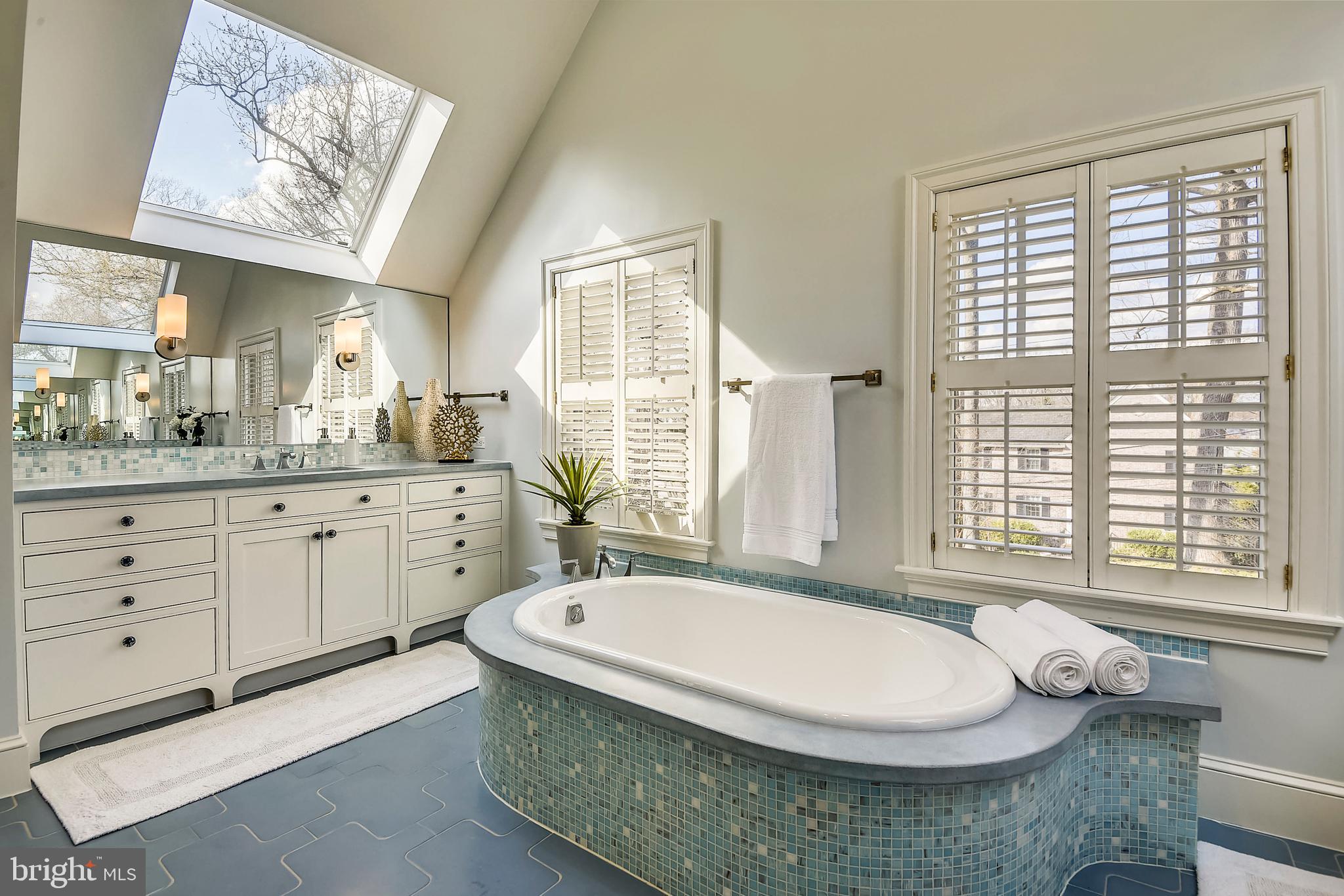 5510 Lambeth Road Bethesda, MD 20814 - Photo 25 of 53 Master Bath has heated floor, skylights