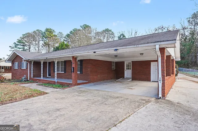 front view of a house with a porch