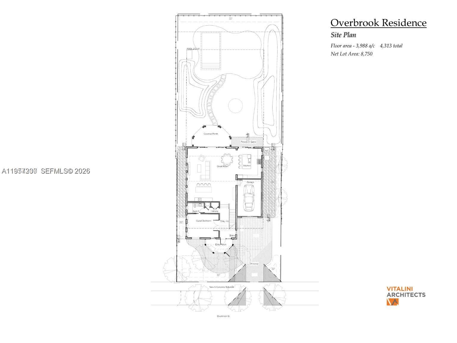 2330 Overbrook Street Coconut Grove, FL 33133 - Photo 94 of 99 a picture of a floor plan