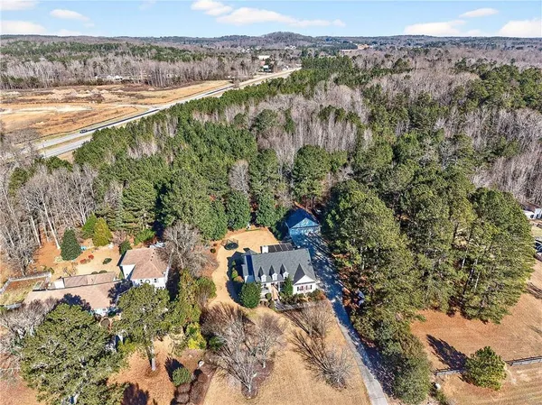 a view of lake and mountain