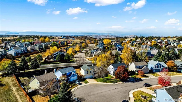 an outdoor space with furniture