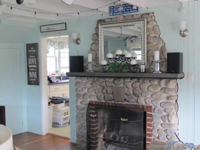 49 Indianola Road East Lyme, CT 06357 - Photo 5 of 7 a bathroom with a sink and a mirror