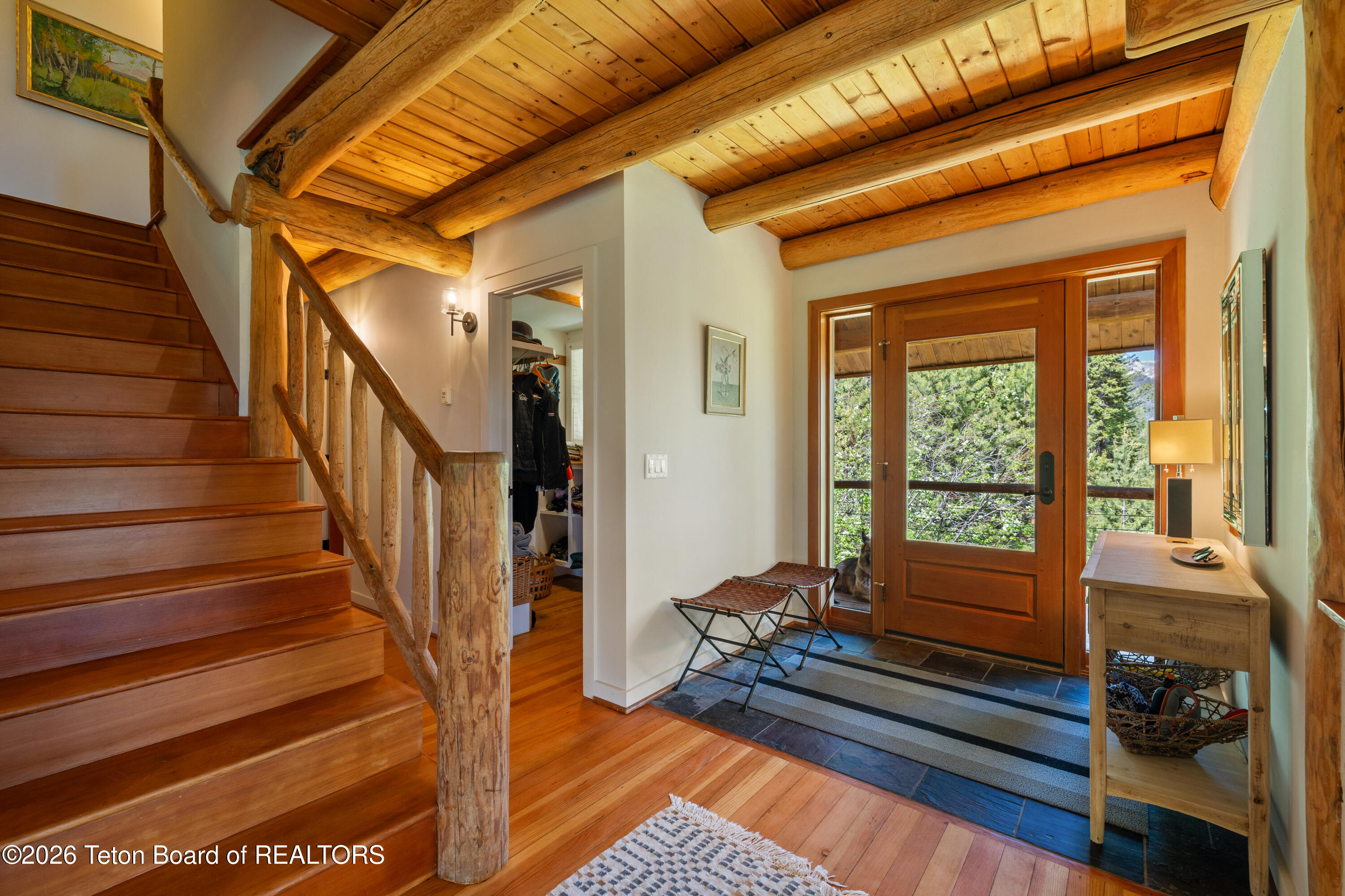 6640 Lupine Trail Wilson, WY 83014 - Photo 23 of 41 Entry and Stairs