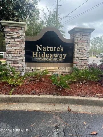 a front view of house with a garden