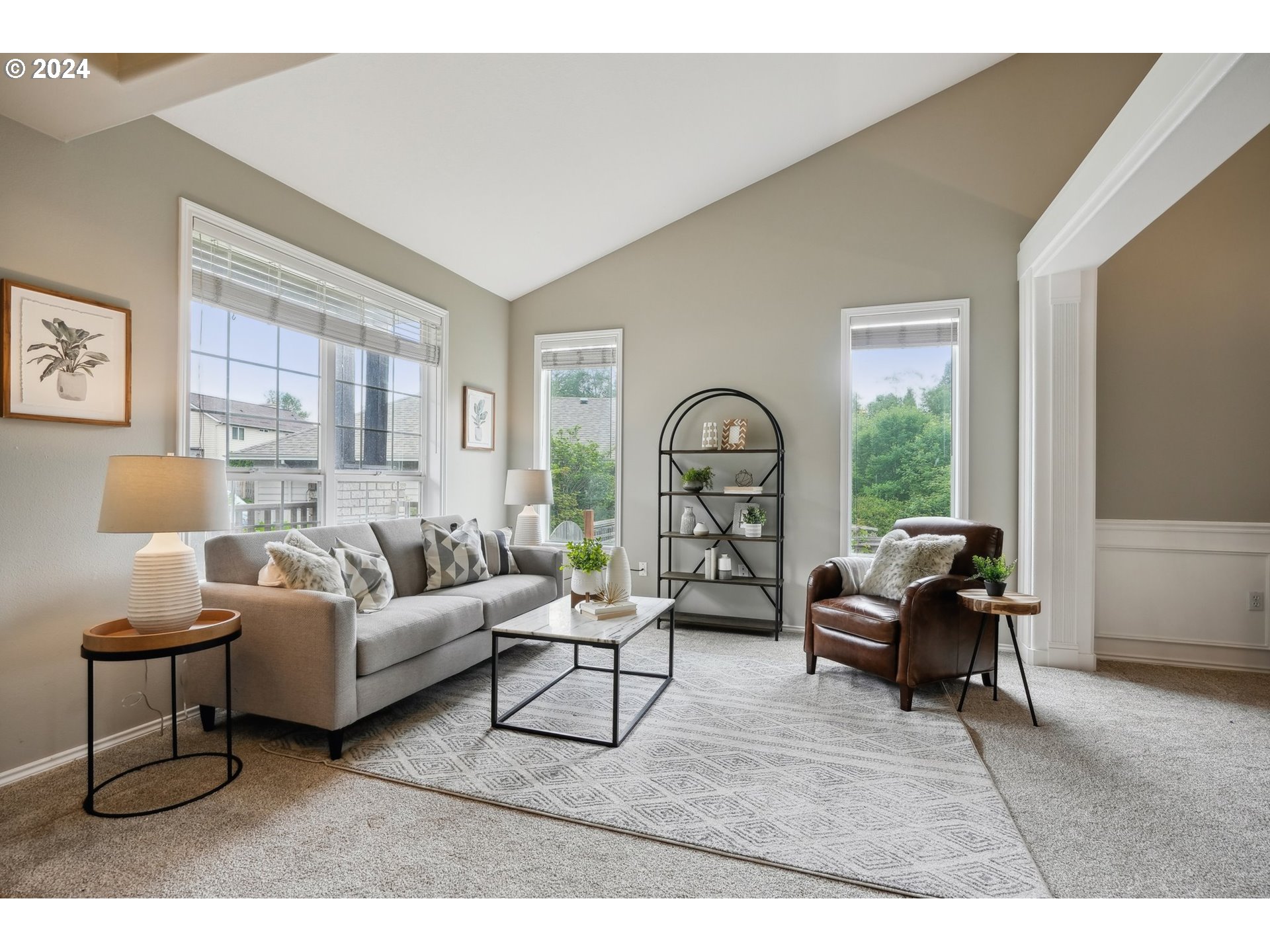 9267 Southwest 83rd Place Portland, OR 97223 - Photo 5 of 44 a living room with furniture and a large window