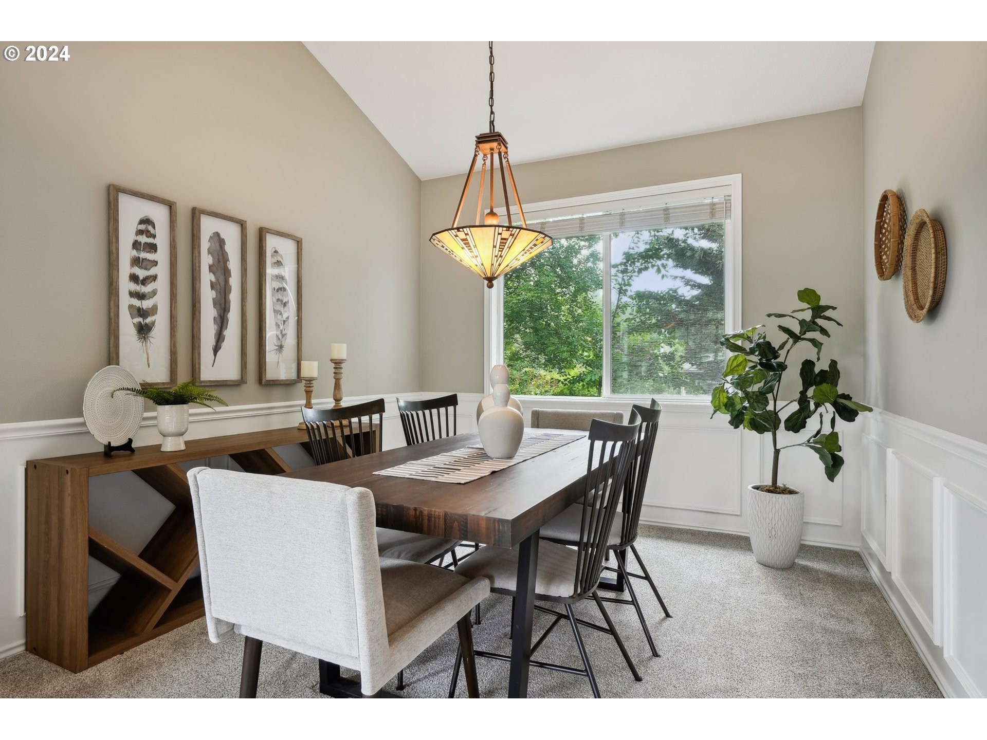 9267 Southwest 83rd Place Portland, OR 97223 - Photo 8 of 44 a view of a dining room with furniture window and outside view