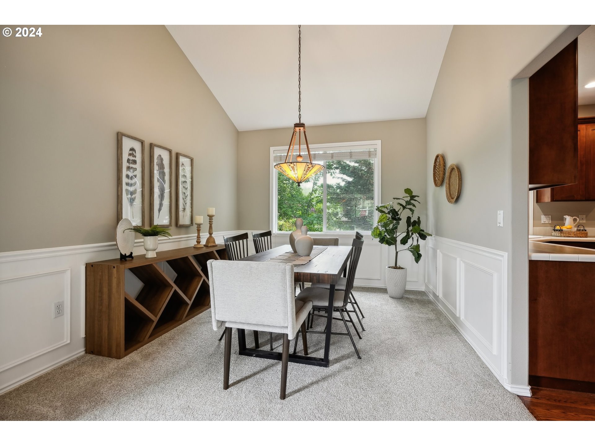 9267 Southwest 83rd Place Portland, OR 97223 - Photo 9 of 44 a view of a dining room with furniture and window