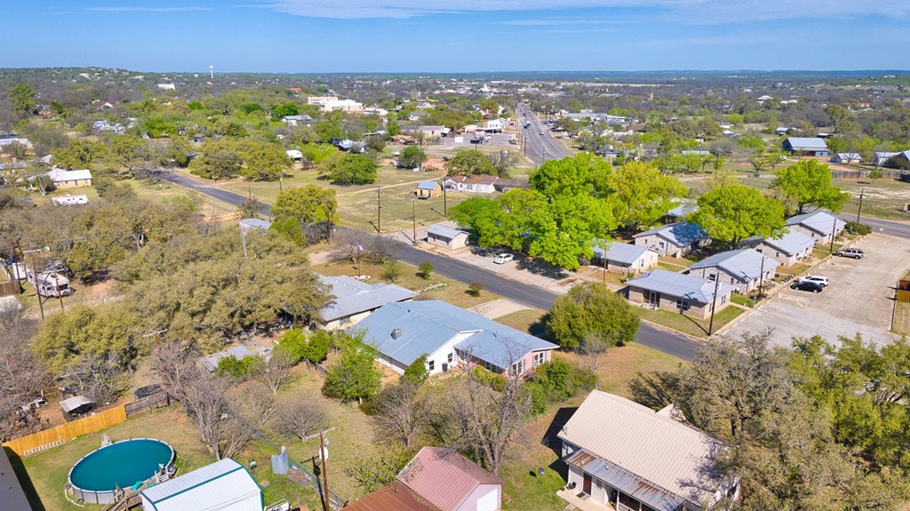511 East Rainey Street Mason, TX 76856 - Photo 50 of 63 an aerial view of residential houses with outdoor space