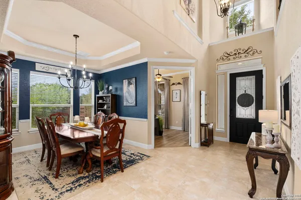 a view of outdoor space with seating area