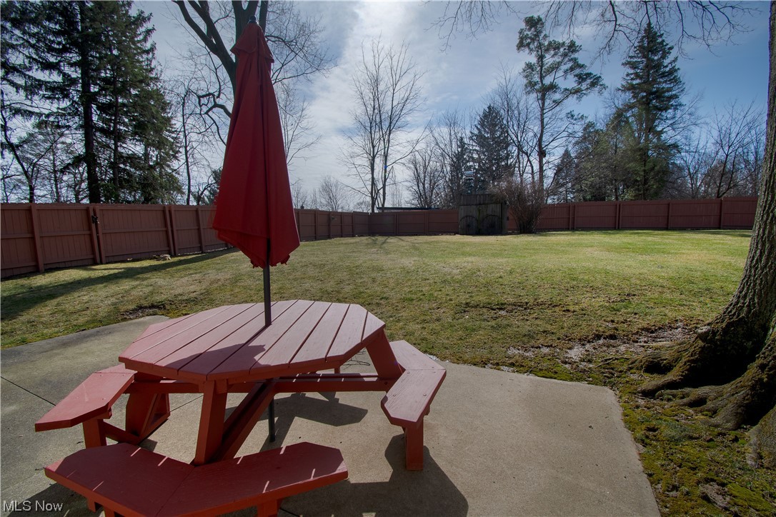 3142 Farmdale Road Akron, OH 44312 - Photo 4 of 22 The large backyard has a patio