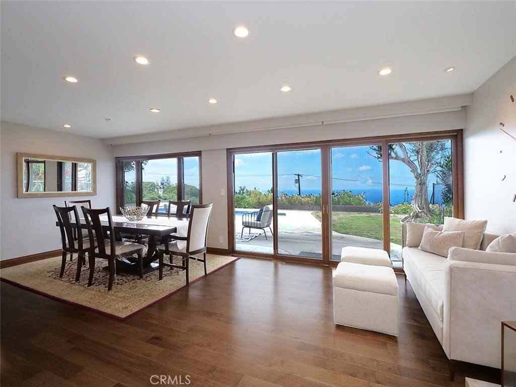 28709 Rothrock Drive Rancho Palos Verdes, CA 90275 - Photo 11 of 38 Living Room Opens to Dining Area