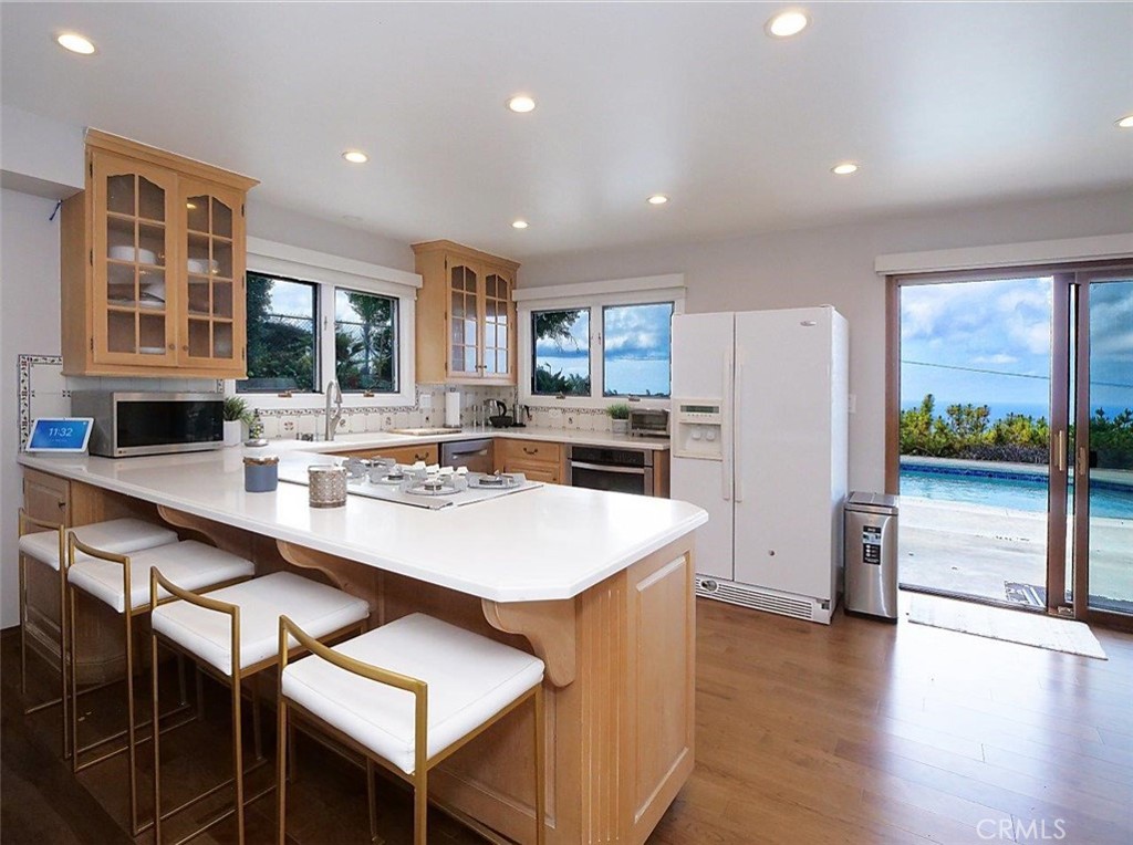 28709 Rothrock Drive Rancho Palos Verdes, CA 90275 - Photo 14 of 38 Kitchen Looking Out to Ocean View