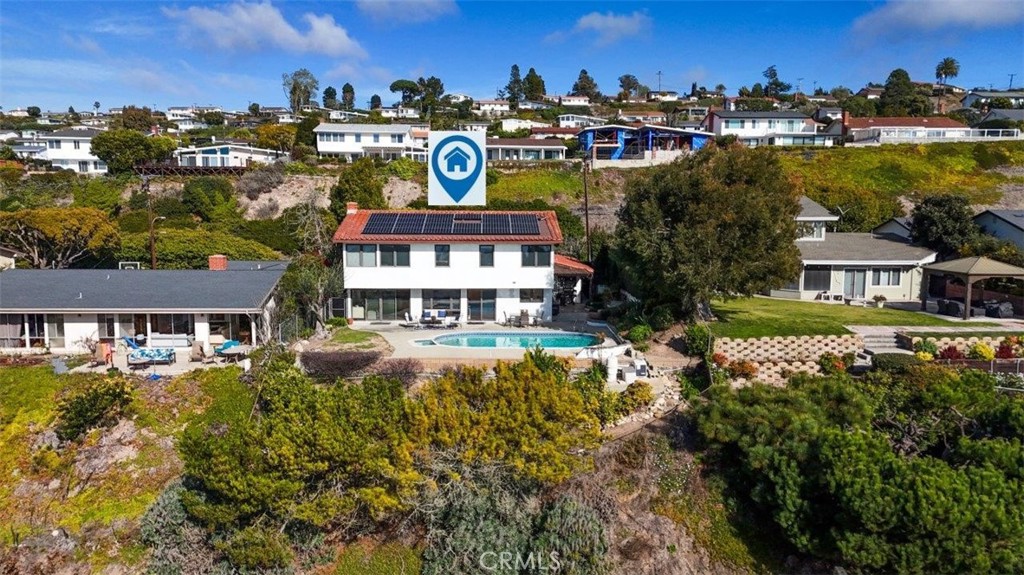 28709 Rothrock Drive Rancho Palos Verdes, CA 90275 - Photo 35 of 38 Aerial View-Back Elevation