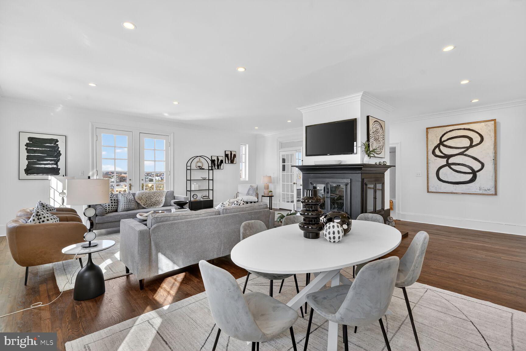 3426 16th Street Northwest, Unit 604 Washington, DC 20010 - Photo 1 of 65 Elegant Penthouse w/ 10 Windows & 8 French Doors