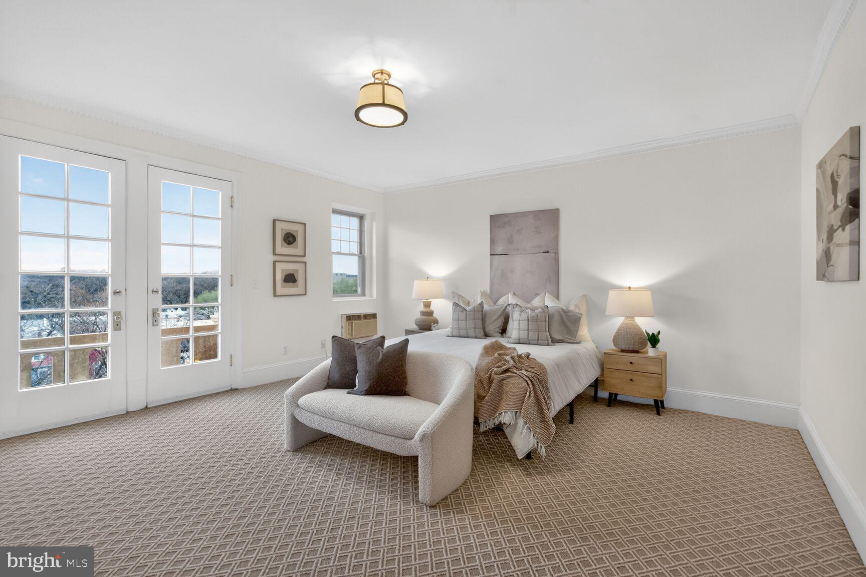 3426 16th Street Northwest, Unit 604 Washington, DC 20010 - Photo 23 of 65 Spacious Primary Suite w/ King Sized Bed