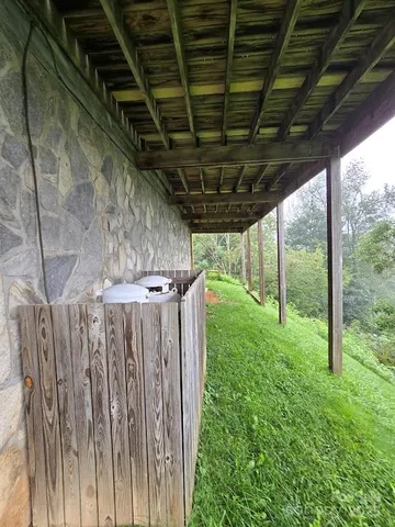 a view of a backyard of a house