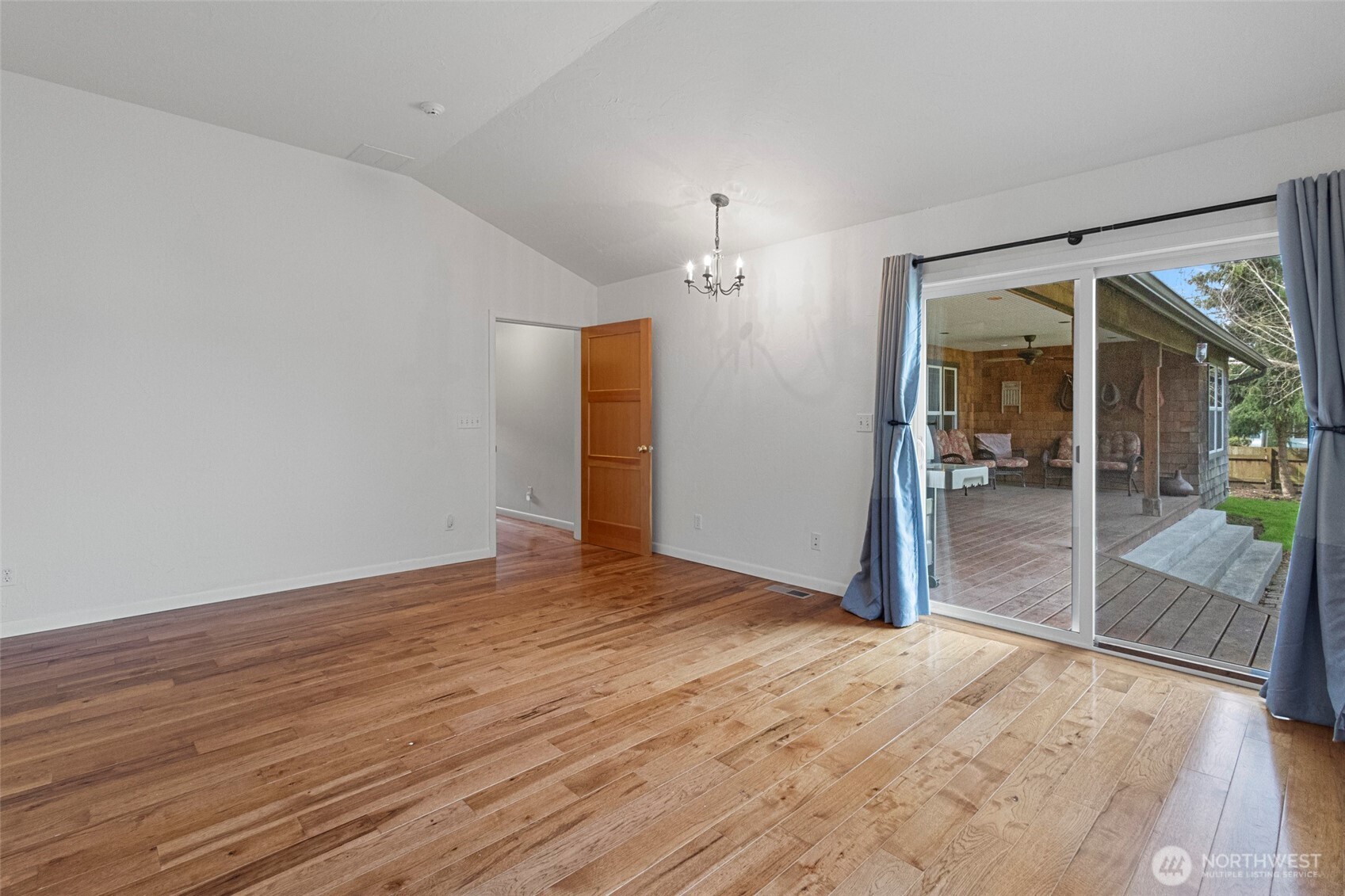 1925 Township Street Sedro-Woolley, WA 98284 - Photo 16 of 40 a view of empty room with wooden floor and fan