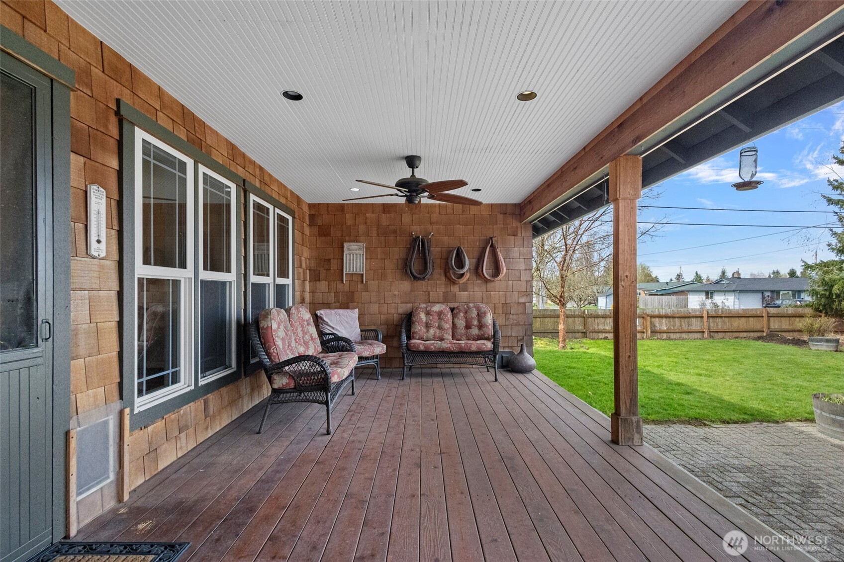 1925 Township Street Sedro-Woolley, WA 98284 - Photo 33 of 40 a view of a porch with furniture and garden