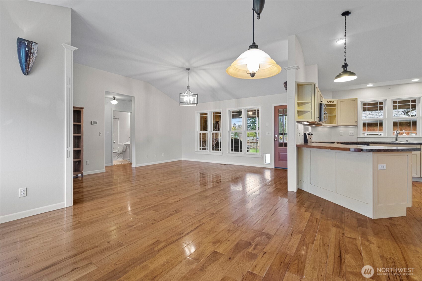 1925 Township Street Sedro-Woolley, WA 98284 - Photo 8 of 40 a view of a kitchen and a chandelier