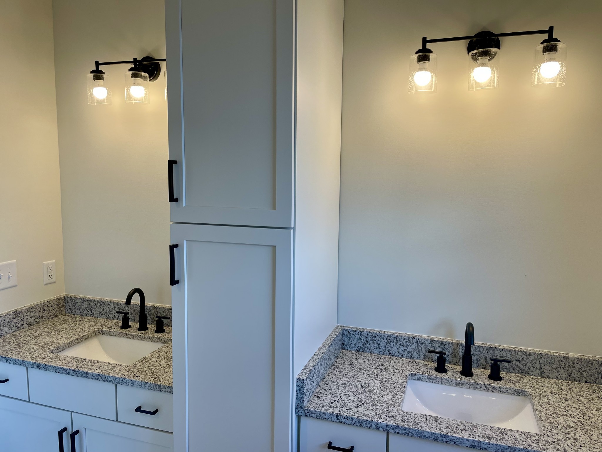 249 Tom Ferrell Road Portland, TN 37148 - Photo 19 of 28 a bathroom with a granite countertop sink and a mirror