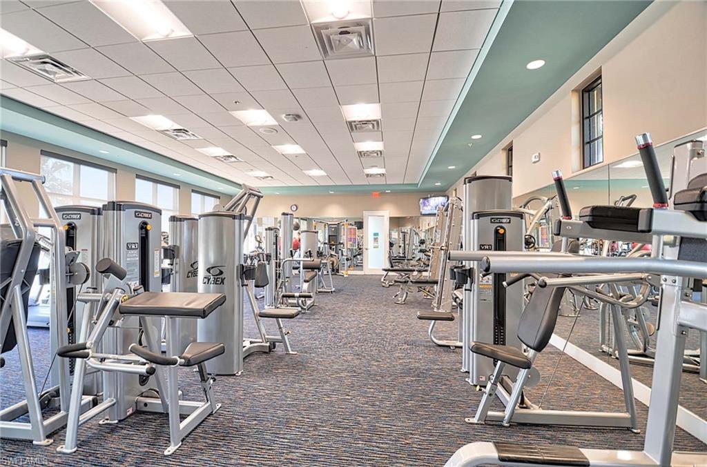 2166 Antigua Lane Naples, FL 34120 - Photo 34 of 35 a view of a room with gym equipment